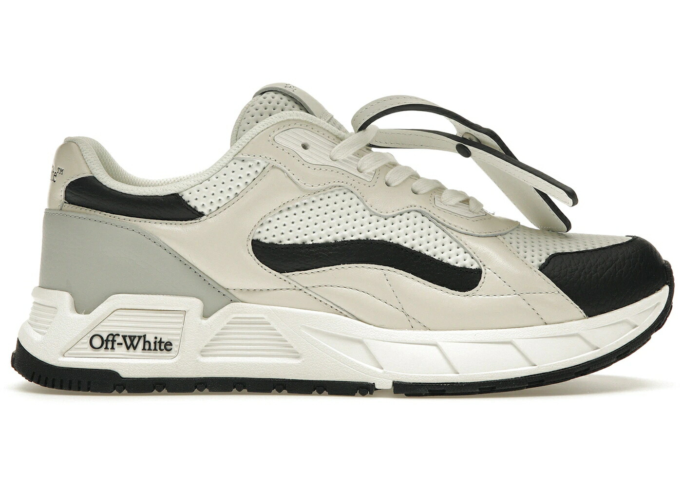 象牙色 白いこと 白いこと 黒いこと 黒いこと スニーカー メンズ OFF-WHITE RUNNER B WHITE BLACK / WHITE BLACK スニーカー-靴