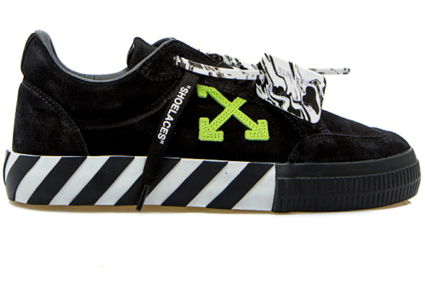 象牙色 黒いこと 黒いこと 白いこと 白いこと 緑 緑であること スニーカー メンズ OFF-WHITE VULC LOW BLACK/GREEN SS21 / BLACK WHITE GREEN