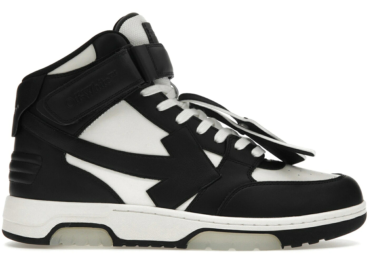 オフホワイト ミッド 白色 ホワイト 黒色 ブラック スニーカー メンズ OFF-WHITE OUT OF OFFICE MID TOP PANDA / WHITE BLACK|スニケス