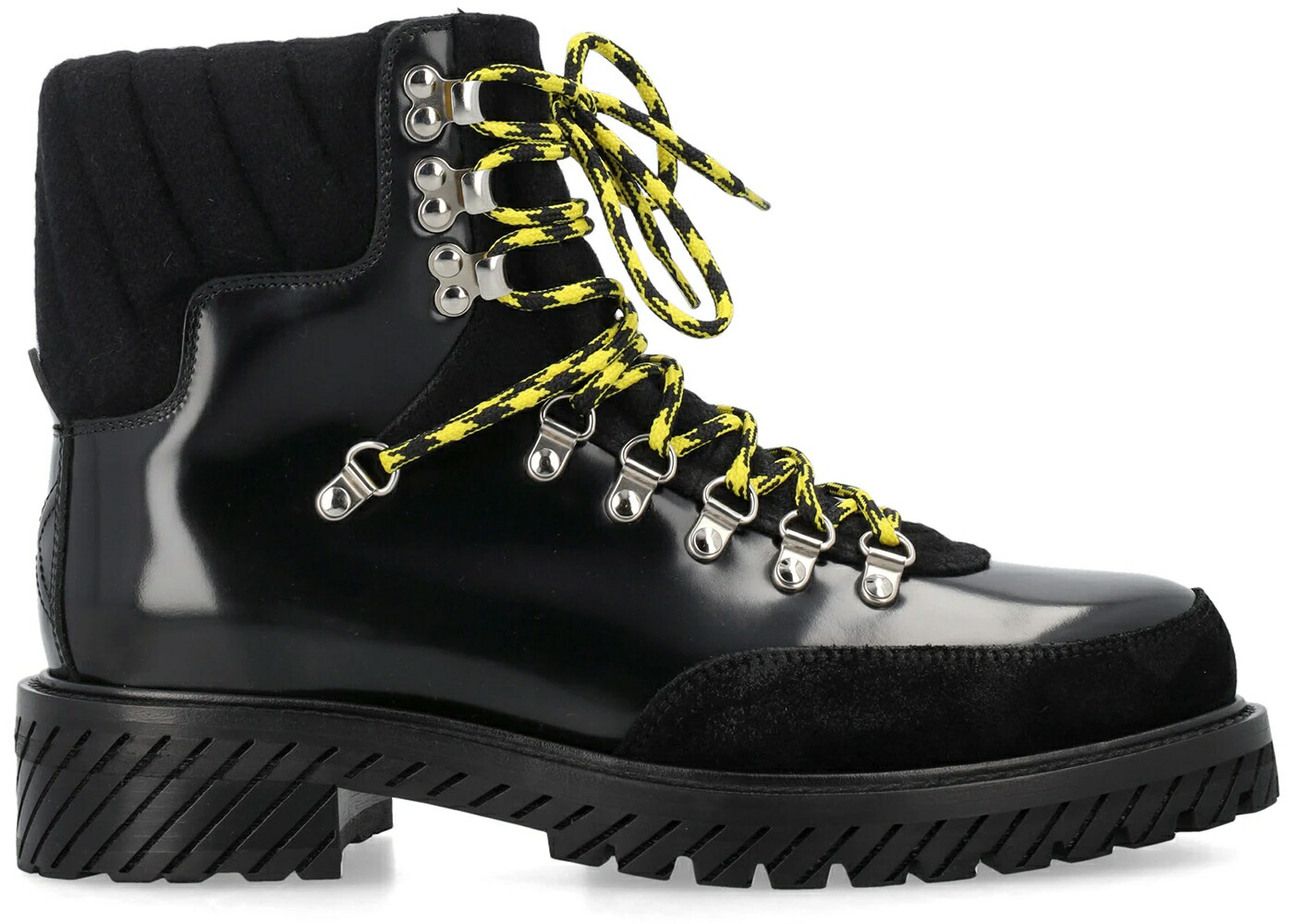 オフホワイト ブーツ 黒色 ブラック スニーカー メンズ OFF-WHITE GSTAAD LACE UP BOOT BLACK /