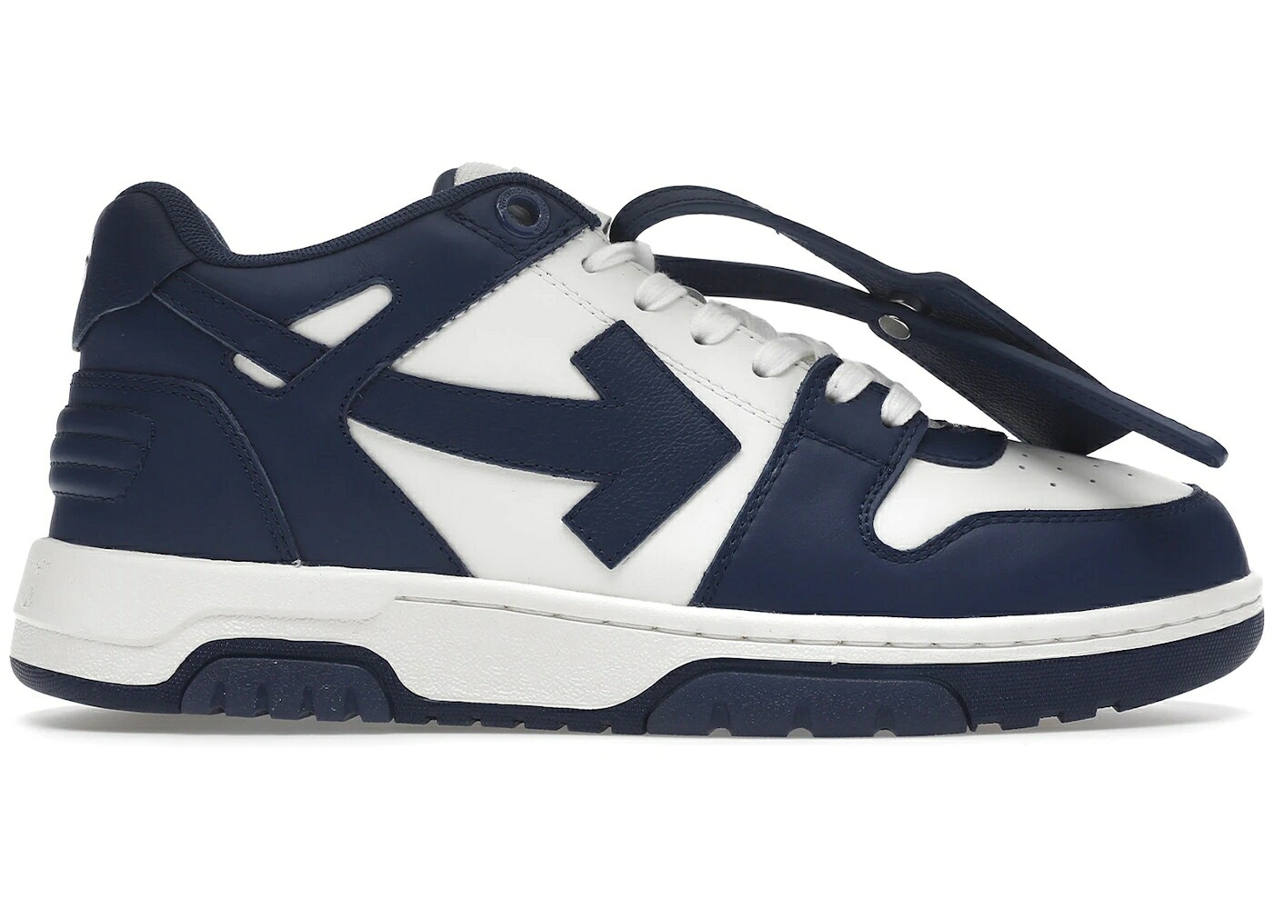 象牙色 青味 青み 白いこと 白いこと \"OOO\"" スニーカー メンズ OFF-WHITE OUT OF OFFICE LOW TOPS DARK BLUE WHITE / DARK BLUE WHITE"