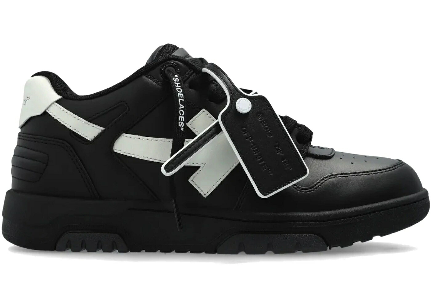 オフホワイト 黒色 ブラック 白色 ホワイト スニーカー メンズ OFF-WHITE OUT OF OFFICE OOO LOW TOPS BLACK WHITE (2025) / BLACK WHITE