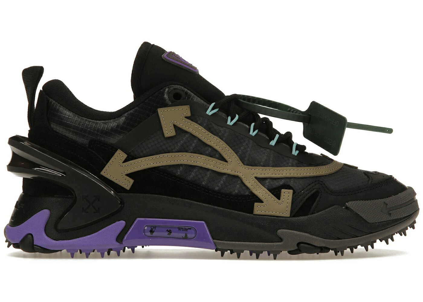 オフホワイト 黒色 ブラック スニーカー メンズ OFF-WHITE ODSY-2000 BLACK PRUPLE / BLACK PRUPLE