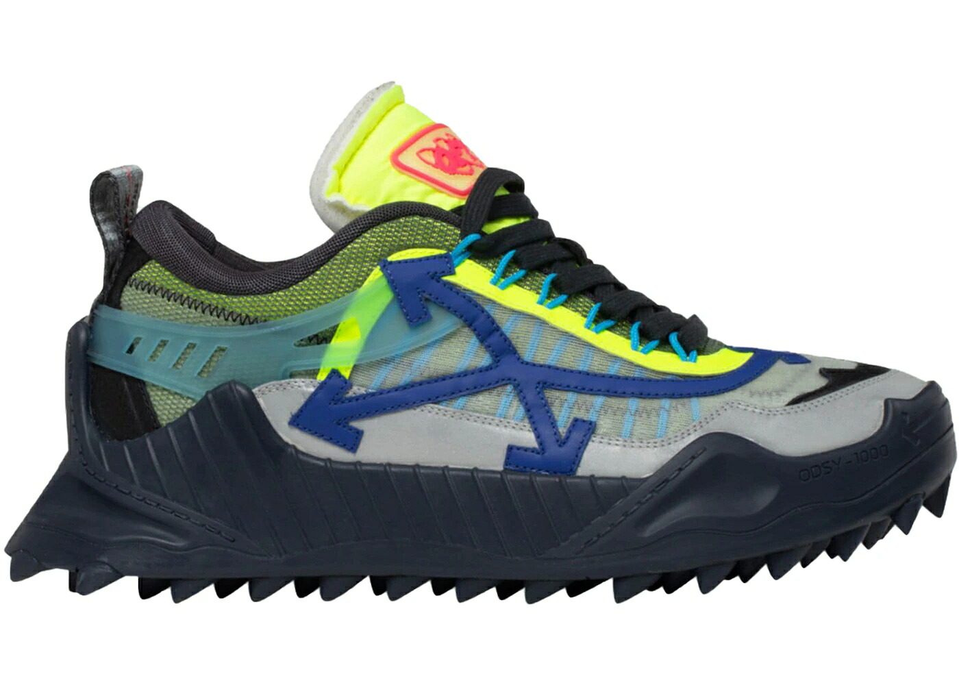 オフホワイト 黒色 ブラック 紫 パープル 黄色 イエロー スニーカー メンズ OFF-WHITE ODSY-1000 BLACK PURPLE AW20 / BLACK PURPLE YELLOW