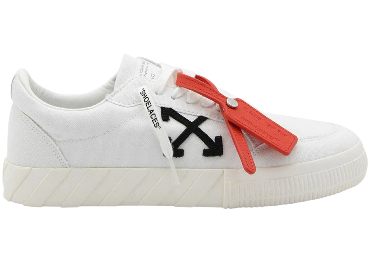 オフホワイト 白色 ホワイト 黒色 ブラック スニーカー メンズ OFF-WHITE VULC LOW WHITE BLACK (FW23) / WHITE BLACK|スニケス
