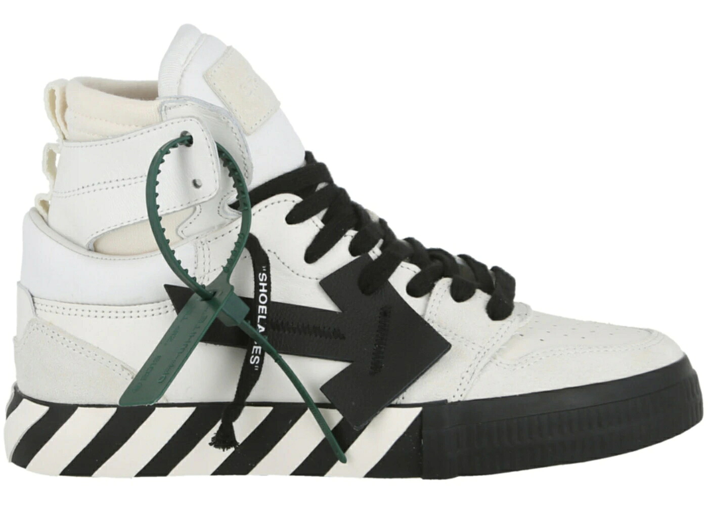 象牙色 白いこと 白いこと 黒いこと 黒いこと スニーカー メンズ OFF-WHITE VULCANIZED HI WHITE BLACK / WHITE BLACK