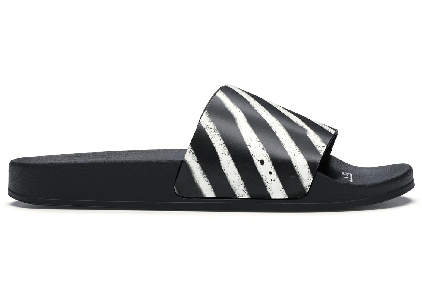 象牙色 黒いこと 黒いこと 白いこと 白いこと スニーカー メンズ OFF-WHITE SPRAY STRIPES SLIDER BLACK WHITE FW19 / BLACK WHITE