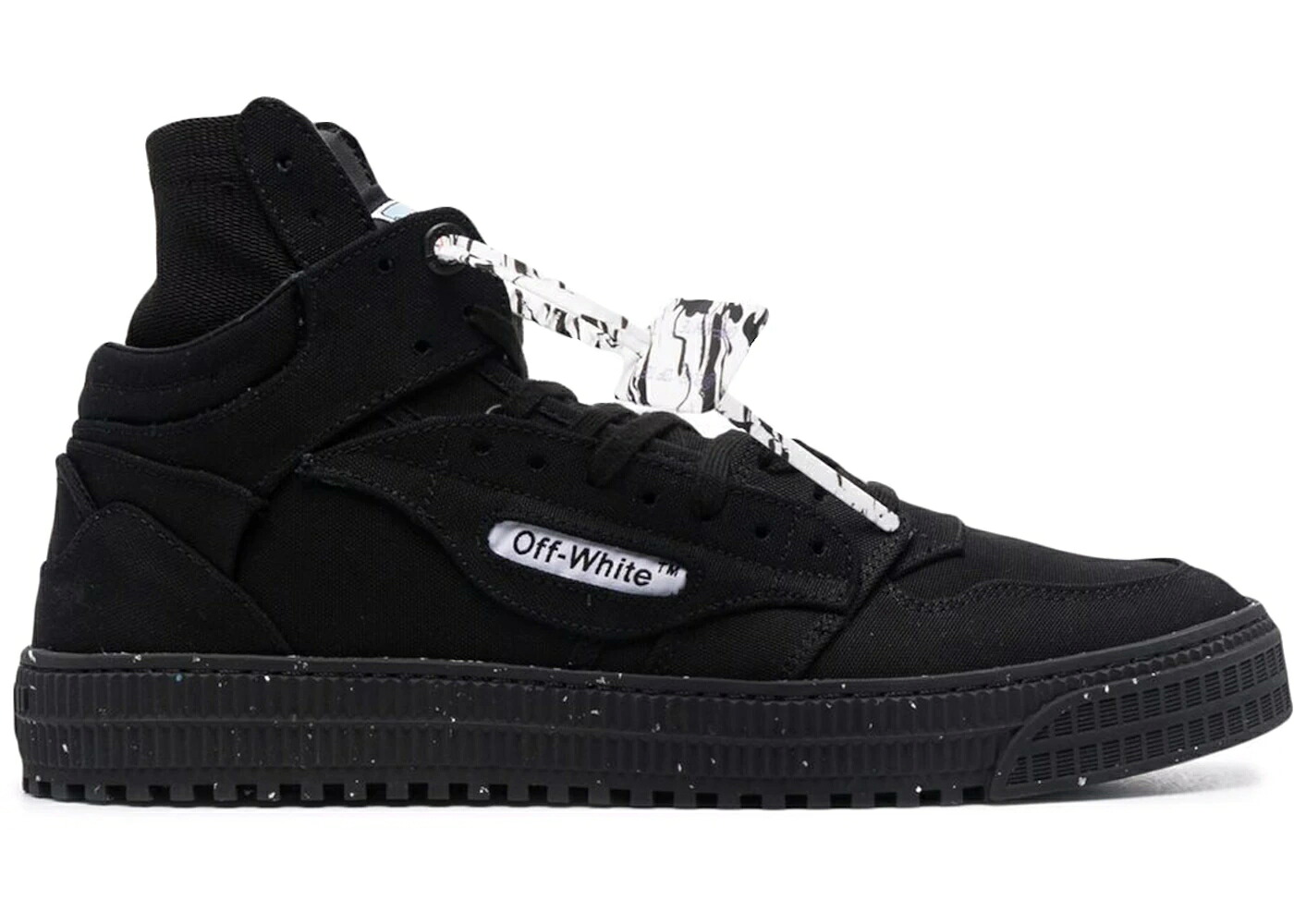 象牙色 黒いこと 黒いこと 3.0 スニーカー メンズ OFF-WHITE OFF-COURT CANVAS BLACK / BLACK BLACK メンズ靴-靴-スニーカー