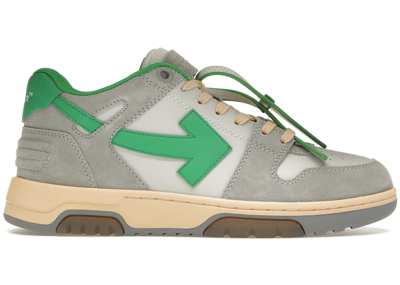 象牙色 薄墨色 薄墨色 緑 緑であること 白いこと 白いこと スニーカー メンズ OFF-WHITE OUT OF OFFICE OOO LOW TOPS LIGHT GREY GREEN / LIGHT GREY GREEN WHITE