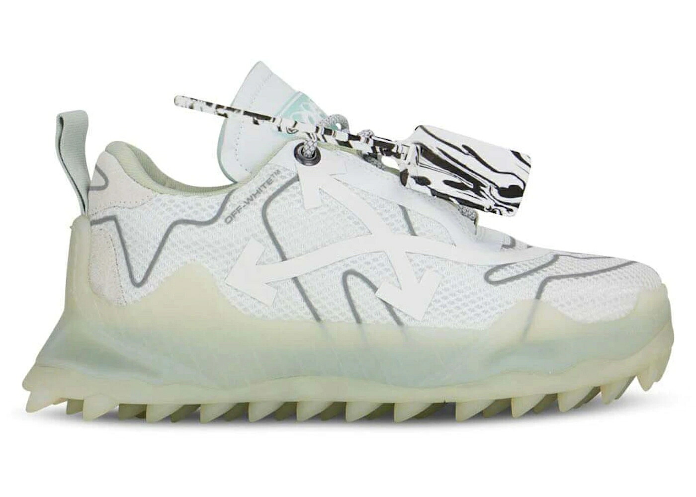 オフホワイト 白色 ホワイト 銀色 シルバー スニーカー メンズ OFF-WHITE ODSY-1000 WHITE/SILVER SS21 / WHITE SILVER