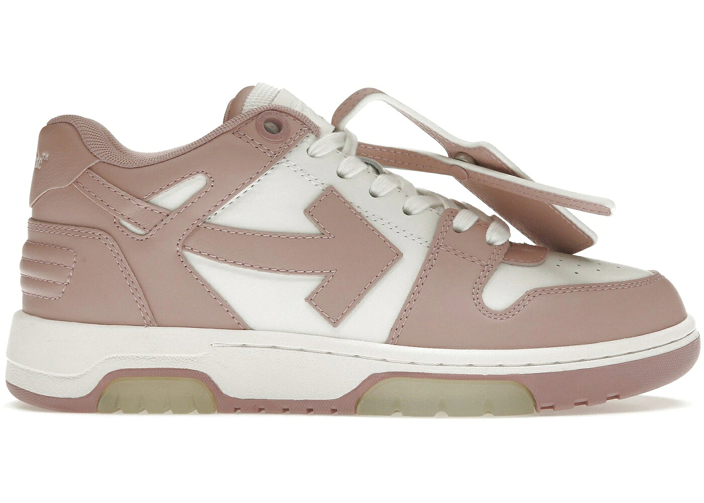 象牙色 なめし革 白いこと 白いこと サクラ色 WOMEN\u0027S スニーカー レディース OFF-WHITE OUT OF OFFICE CALF LEATHER WHITE PINK (WOMEN\u0027S) / WHITE PINK