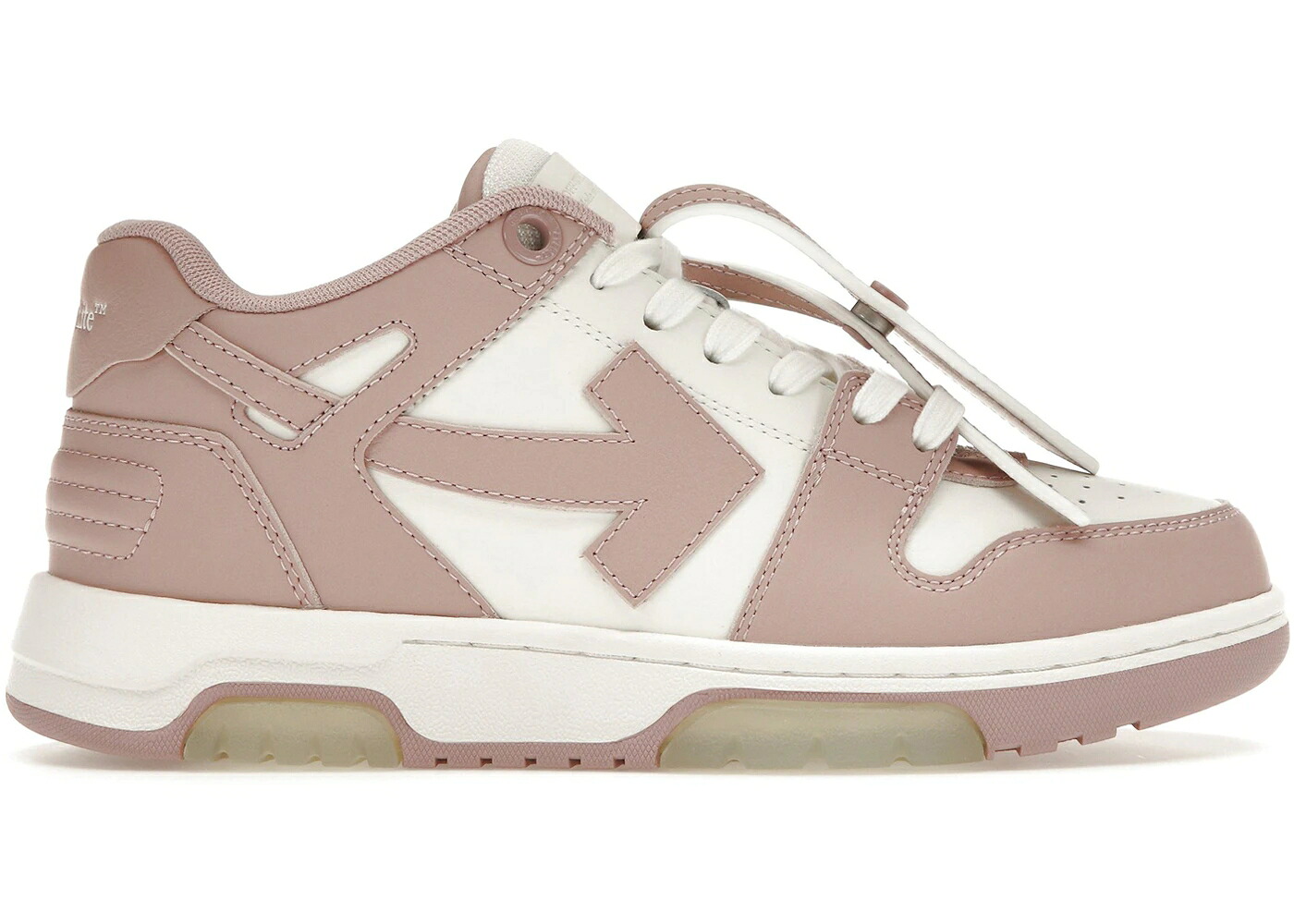 象牙色 サクラ色 白いこと 白いこと WOMEN\u0027S スニーカー レディース OFF-WHITE OUT OF OFFICE OOO PINK WHITE (WOMEN\u0027S) / WHITE PINK