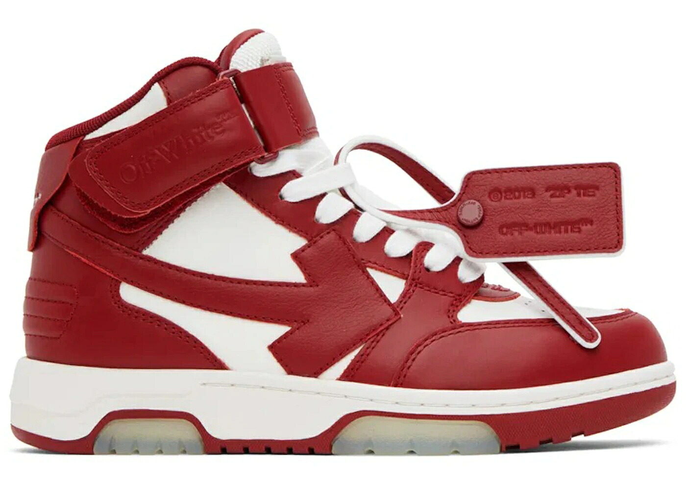 オフホワイト ミッド 白色 ホワイト 赤 レッド WOMEN'S スニーカー レディース OFF-WHITE OUT OF OFFICE OOO MID WHITE RED (WOMEN'S) / WHITE RED｜スニケス