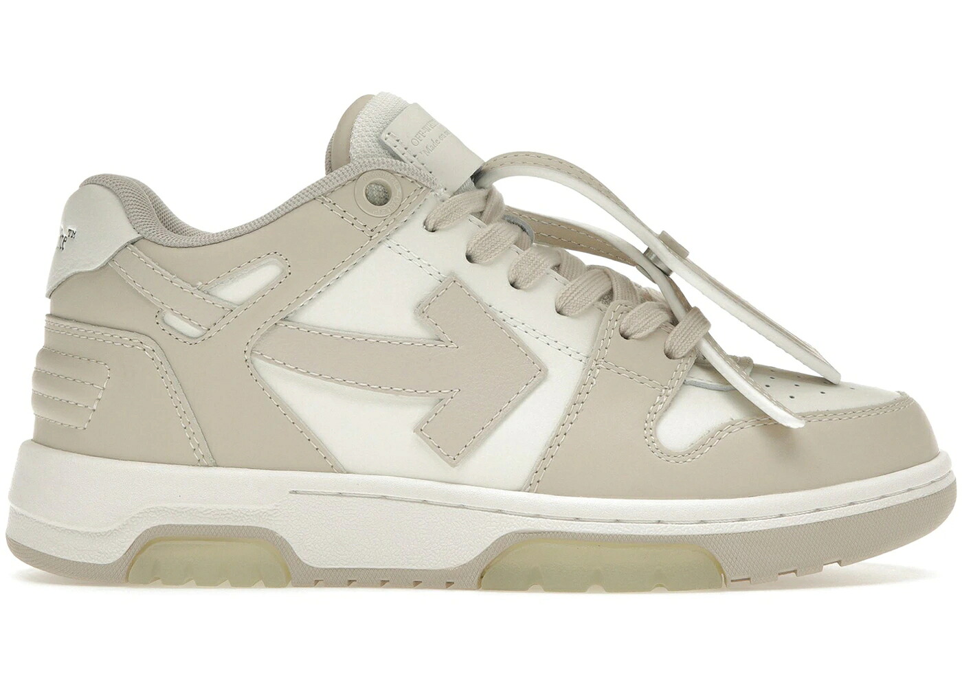 オフホワイト レザー 白色 ホワイト ベージュ WOMEN'S スニーカー レディース OFF-WHITE OUT OFF OFFICE CALF LEATHER WHITE BEIGE (WOMEN'S) / WHITE BEIGE