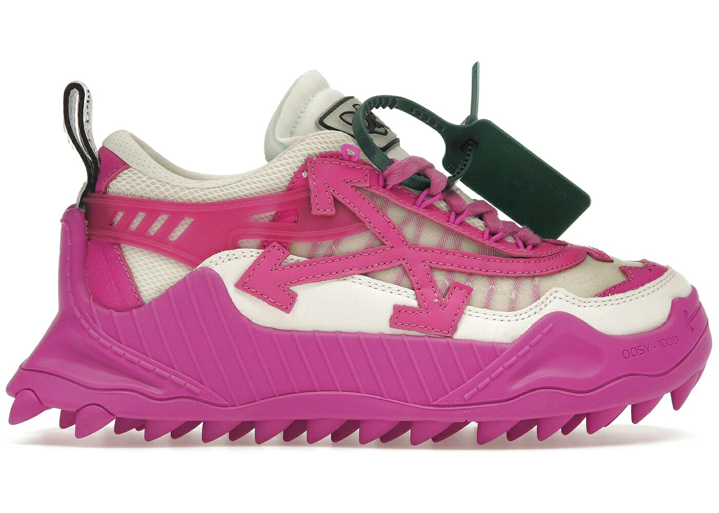 象牙色 白いこと 白いこと WOMEN\u0027S スニーカー レディース OFF-WHITE ODSY-1000 WHITE FUCHSIA (WOMEN\u0027S) / WHITE FUCHSIA