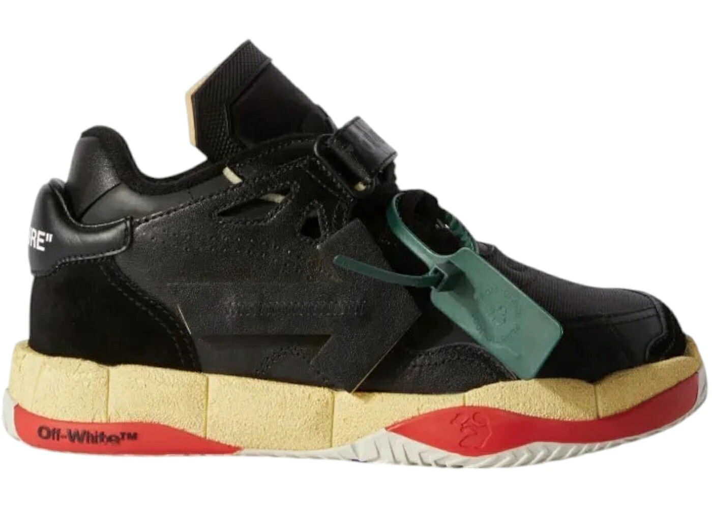 象牙色 黒いこと 黒いこと 赤 赤いこと スニーカー レディース OFF-WHITE PUZZLE BLACK RED / BLACK RED
