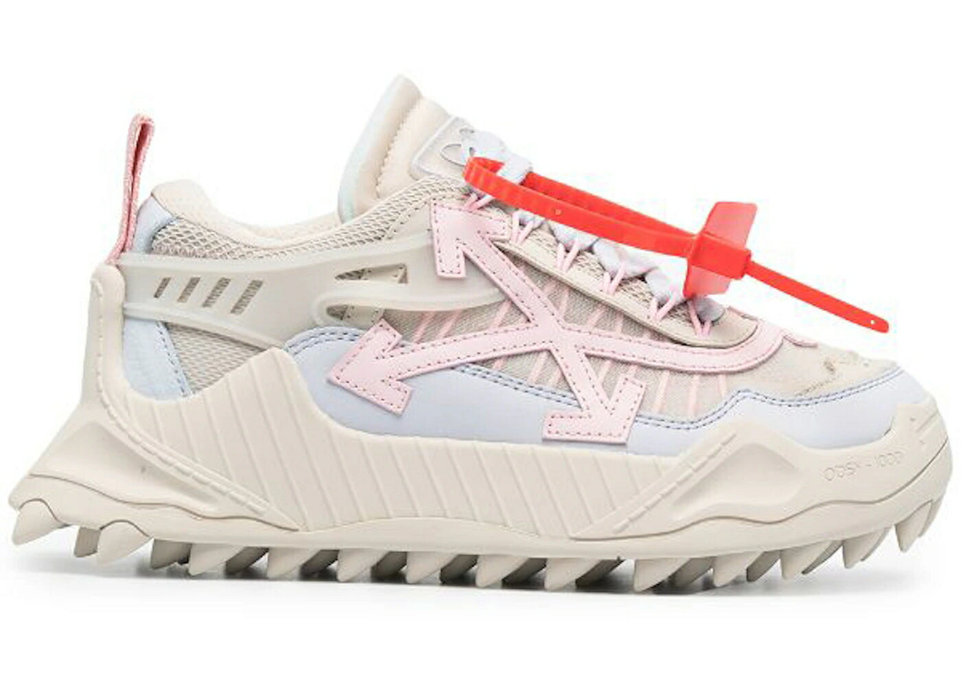 象牙色 ベージュ サクラ色 スニーカー レディース OFF-WHITE ODSY-1000 BEIGE / BEIGE PINK