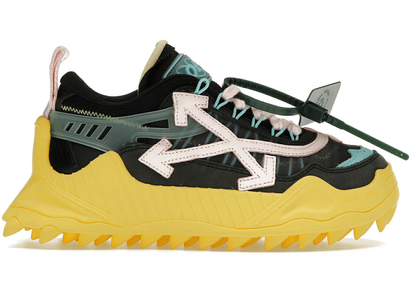 オフホワイト 黒色 ブラック 黄色 イエロー ピンク WOMEN スニーカー レディース OFF-WHITE ODSY-1000 BLACK YELLOW PINK (WOMEN) / BLACK YELLOW PINK