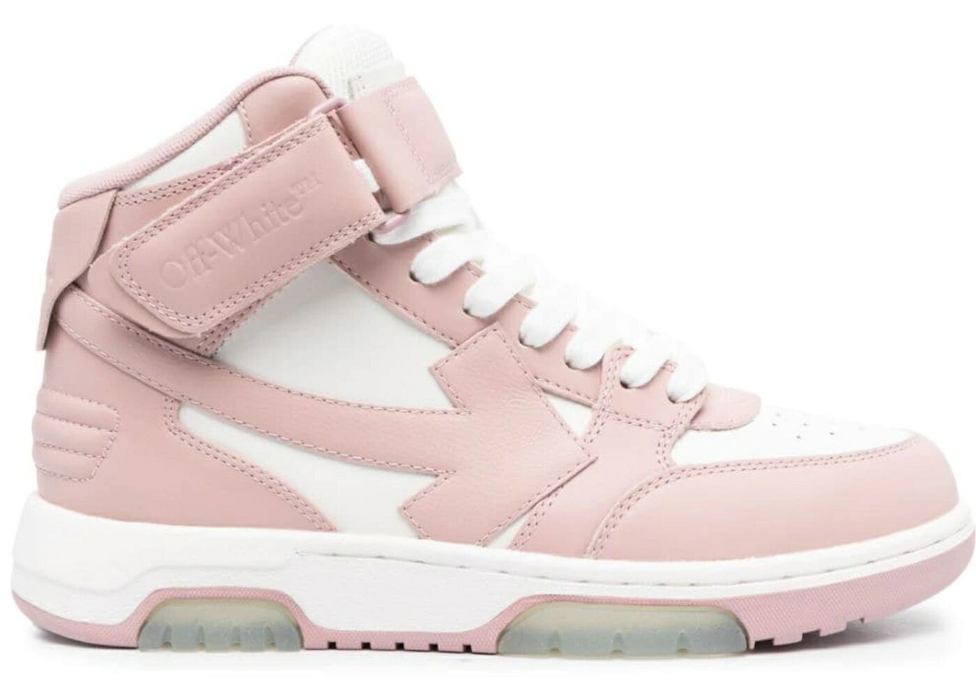 象牙色 ミッド 白いこと 白いこと サクラ色 WOMEN\u0027S スニーカー レディース OFF-WHITE OUT OF OFFICE MID TOP WHITE PINK (WOMEN\u0027S) / WHITE PINK