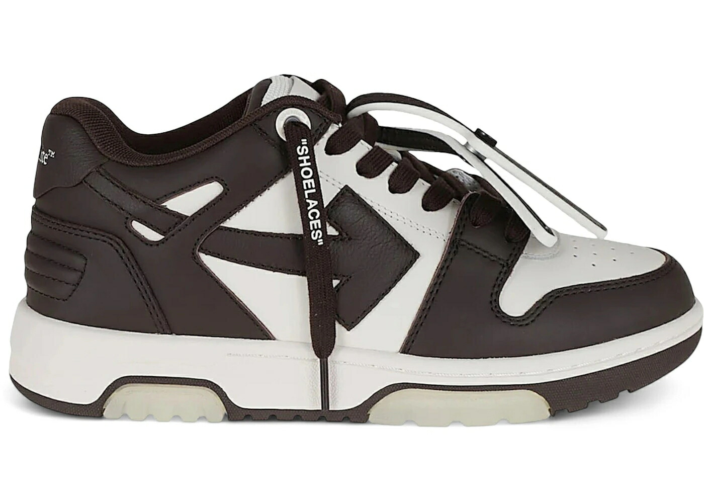 象牙色 白いこと 白いこと WOMEN\u0027S スニーカー レディース OFF-WHITE OUT OF OFFICE OOO LOW TOPS CHOCOLATE WHITE (WOMEN\u0027S) / CHOCOLATE WHITE