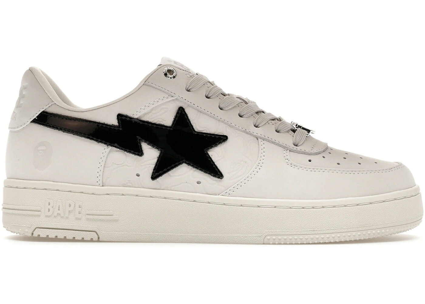 ベイプ 白いこと 白いこと 黒いこと 黒いこと #4 スニーカー メンズ BAPE A BATHING APE STA WHITE BLACK /