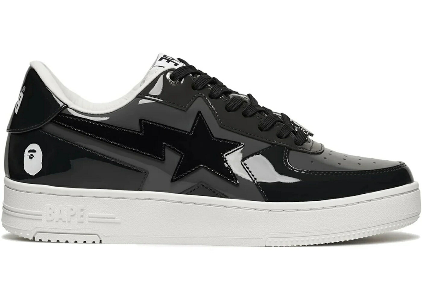 ベイプ アイコン 黒いこと 黒いこと スニーカー メンズ BAPE A BATHING APE STA ICON M2 BLACK / メンズ靴-靴-スニーカー