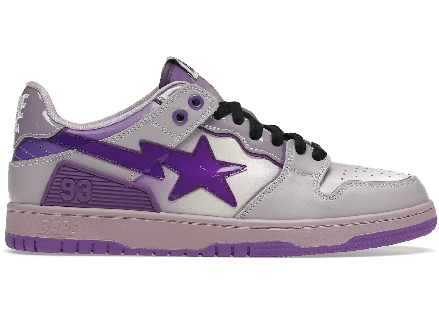 ベイプ 紫 パープル スニーカー メンズ BAPE A BATHING APE SK8 STA PURPLE / PURPLE LIGHT PURPLE