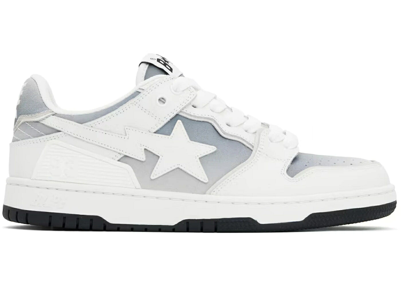 ベイプ 白色 ホワイト #4 スニーカー メンズ BAPE A BATHING APE SK8 STA WHITE /