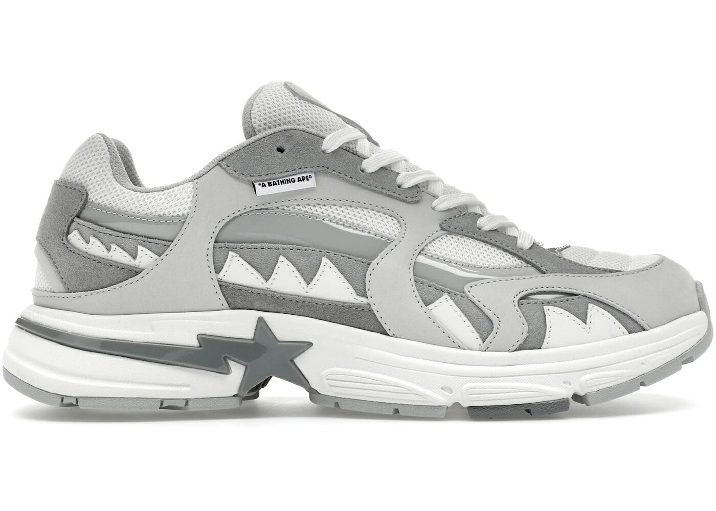 ベイプ シャーク 白いこと 白いこと スニーカー メンズ BAPE A BATHING APE SHARK STA M2 WHITE /