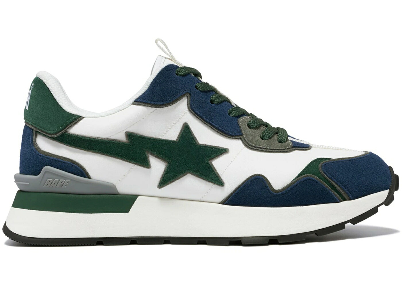 ベイプ 急行列車 緑 緑であること #2 スニーカー メンズ BAPE A BATHING APE ROAD STA EXPRESS GREEN MULTI / GREEN MULTI