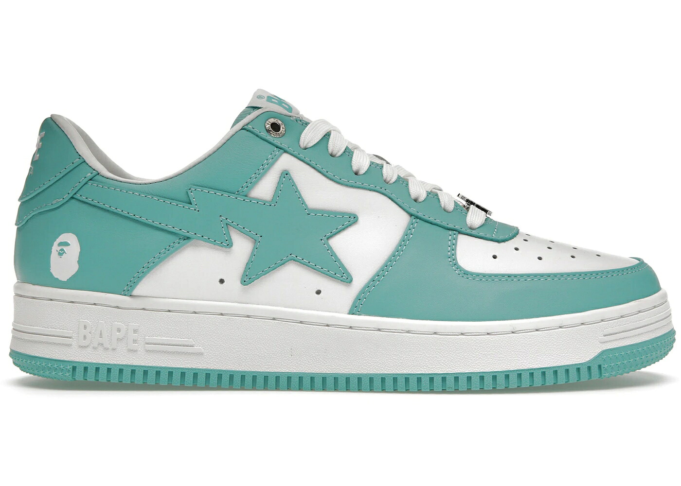 ベイプ 白いこと 白いこと 緑 緑であること スニーカー メンズ BAPE A BATHING APE STA WHITE GREEN (2022) / WHITE GREEN WHITE