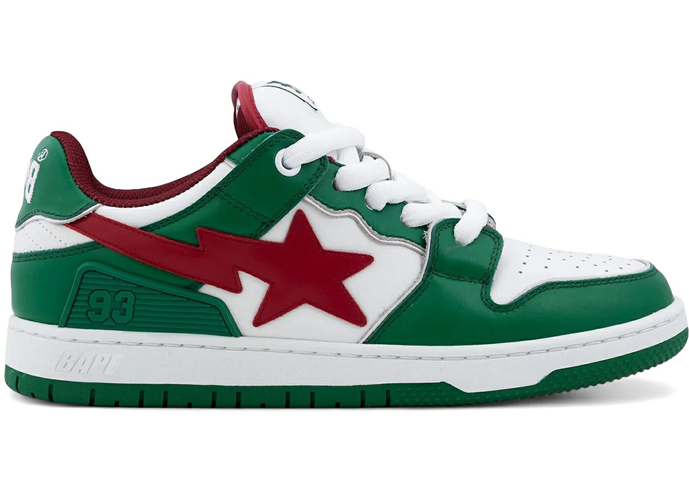 ベイプ 緑 緑であること #1 スニーカー メンズ BAPE A BATHING APE SK8 STA BOLD GREEN /