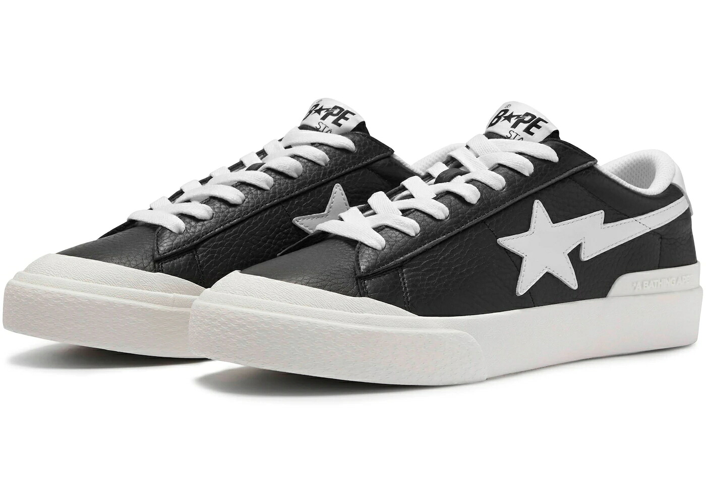ベイプ 黒いこと 黒いこと 白いこと 白いこと スニーカー メンズ BAPE A BATHING APE MAD STA BLACK / BLACK WHITE
