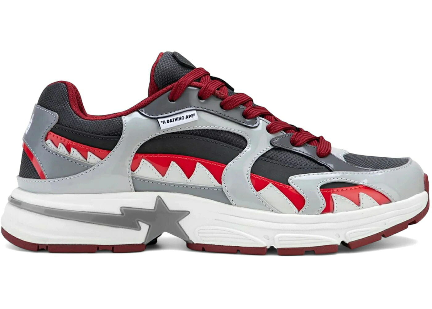 ベイプ シャーク 灰色 グレー グレイ #3 スニーカー メンズ BAPE A BATHING APE SHARK STA GRAY /