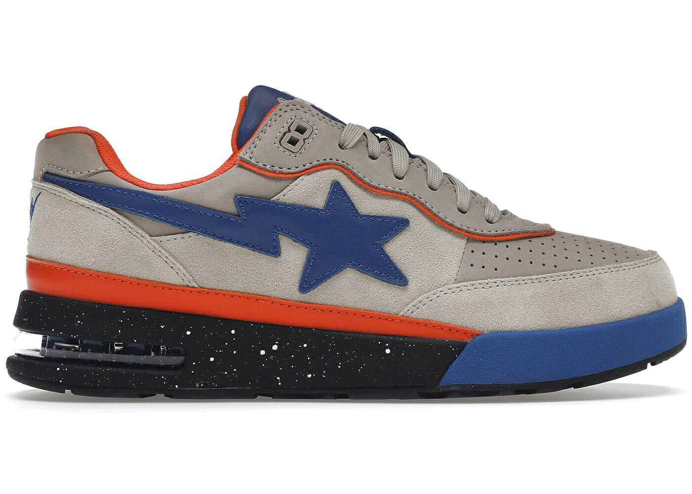 ベイプ ベージュ スエード スウェード 橙 オレンジ 青色 ブルー スニーカー メンズ BAPE A BATHING APE ROAD STA BEIGE SUEDE / BEIGE ORANGE BLUE｜スニケス 114,400円