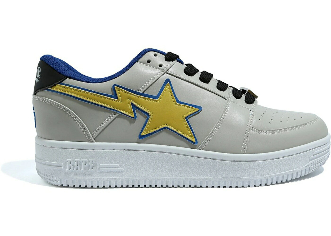 ベイプ 灰色 グレー 黄色 イエロー 青色 ブルー スニーカー メンズ BAPE A BATHING APE STA LOW DREAMVILLE / GREY YELLOW BLUE 63,745円