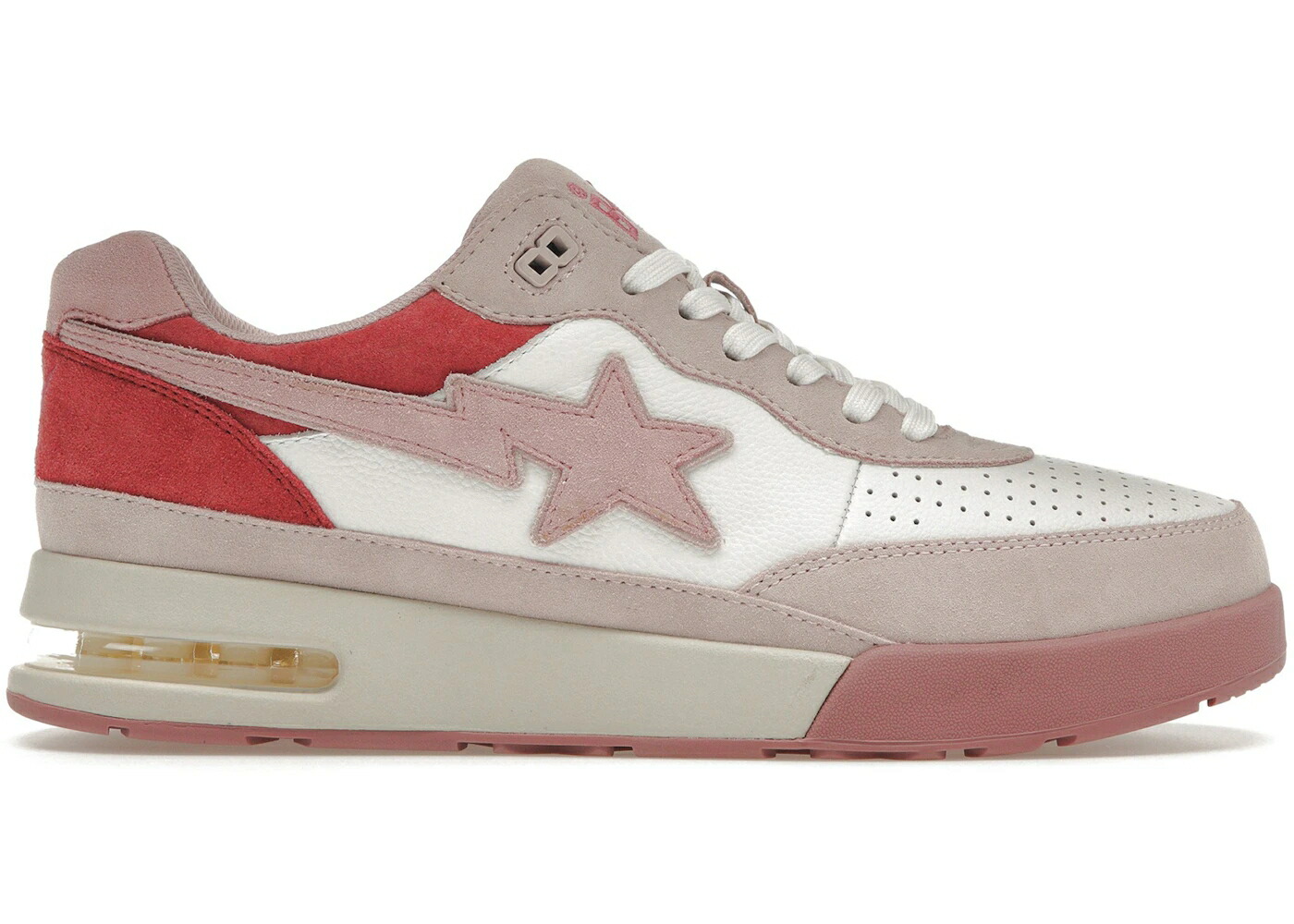 ベイプ ピンク 白色 ホワイト スニーカー メンズ BAPE A BATHING APE ROAD STA PASTEL PINK / WHITE PASTEL PINK PINK