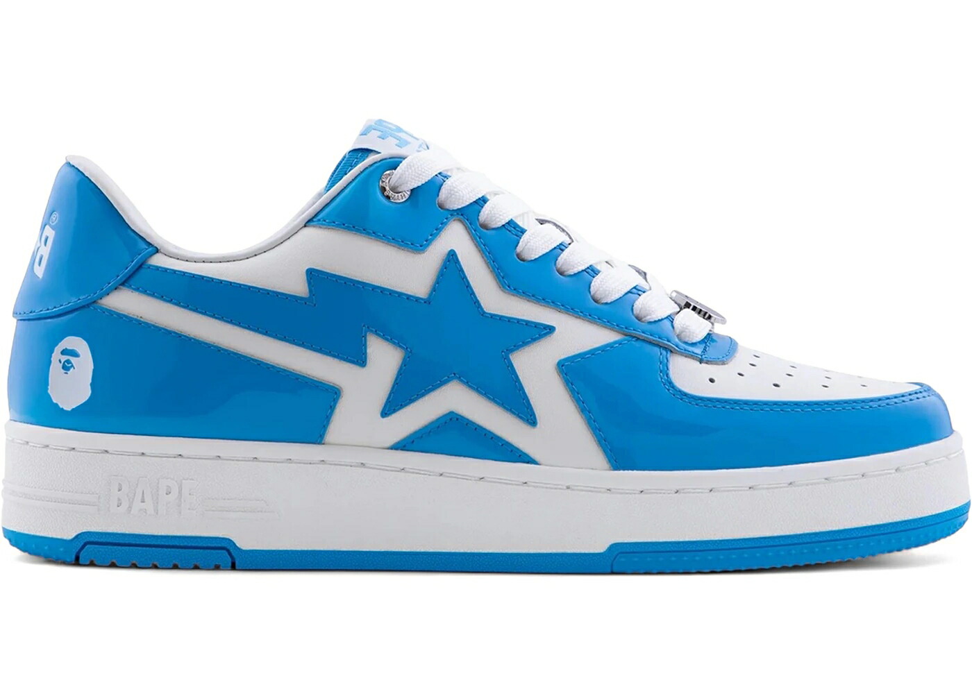 ベイプ アイコン 青色 ブルー #1 スニーカー メンズ BAPE A BATHING APE STA ICON LOW BLUE /