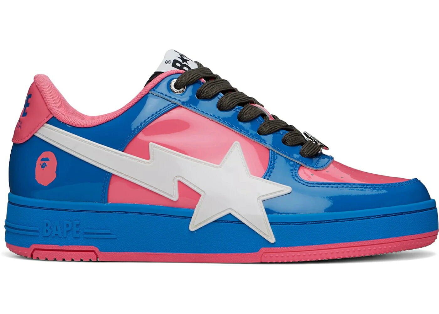 ベイプ 青色 ブルー ピンク #1 スニーカー メンズ BAPE A BATHING APE STA OS M2 BLUE PINK / BLUE PINK