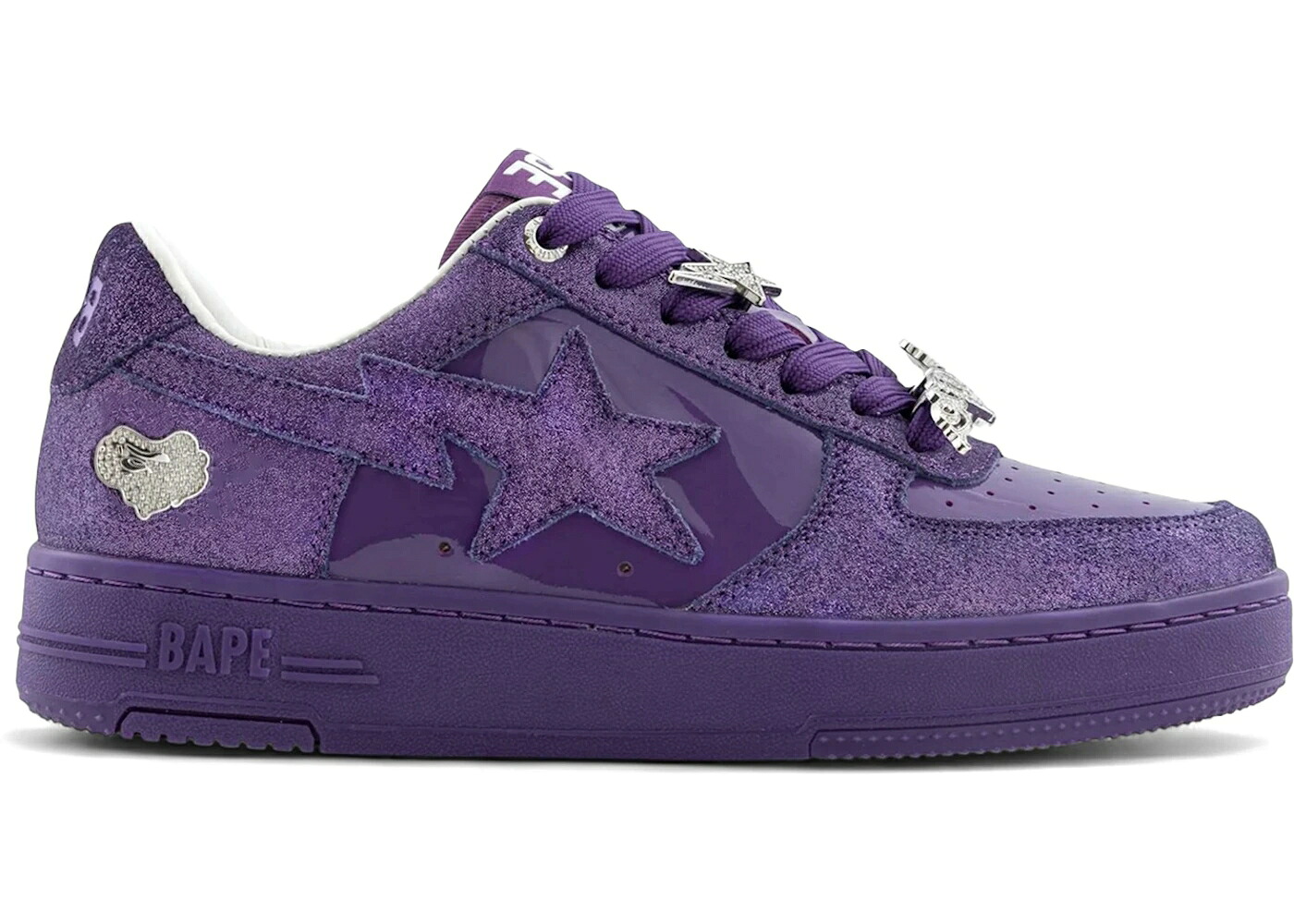 ベイプ 紫 パープル #1 スニーカー メンズ BAPE A BATHING APE STA PURPLE /