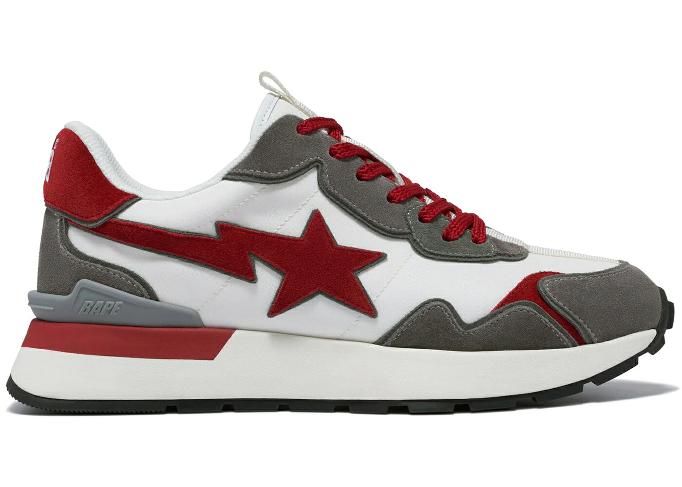 ベイプ 急行列車 赤 赤いこと #2 スニーカー メンズ BAPE A BATHING APE ROAD STA EXPRESS RED MULTI / RED MULTI