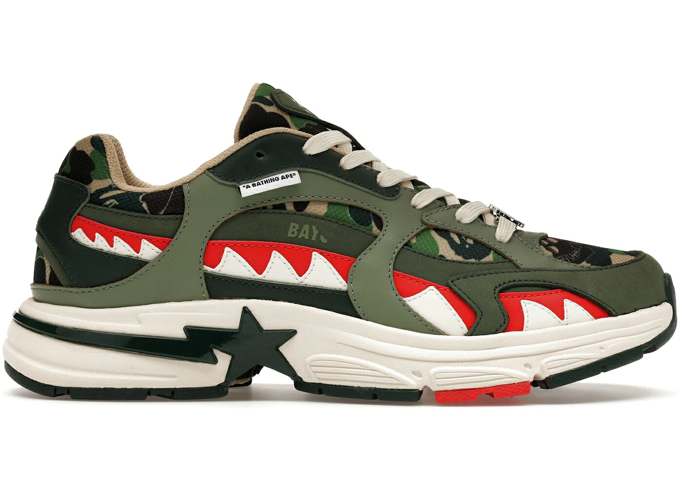 ベイプ シャーク ヨット クラブ 緑 グリーン スニーカー メンズ BAPE A BATHING APE SHARK STA BORED YACHT CLUB GREEN /|スニケス