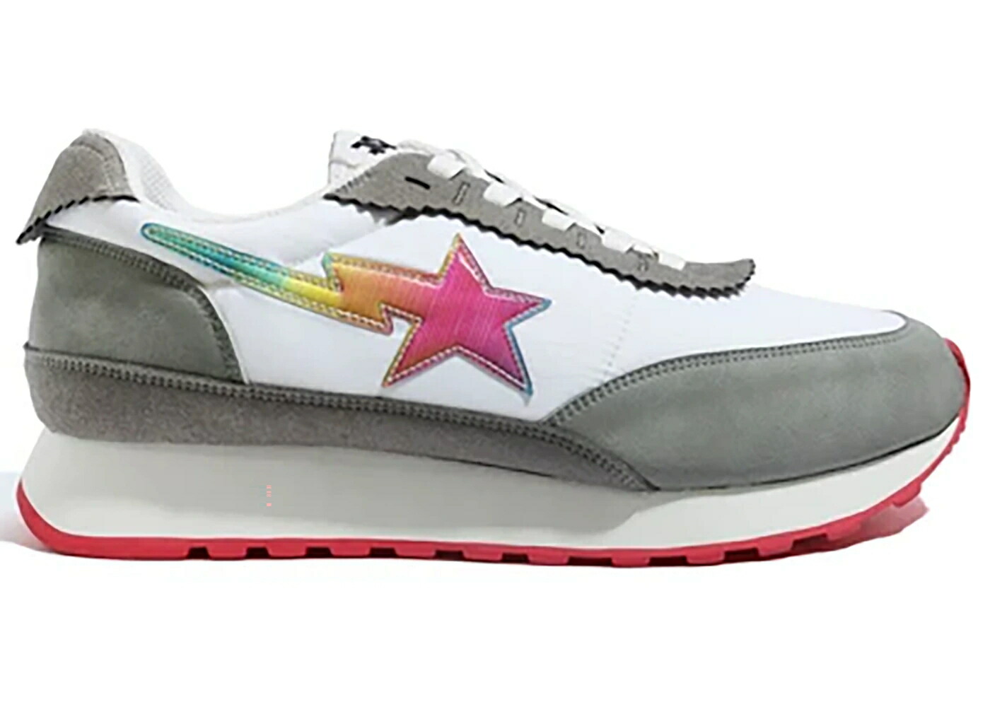 ベイプ 急行列車 白いこと 白いこと スニーカー メンズ BAPE A BATHING APE ROADSTA EXPRESS WHITE IRIDESCENT /