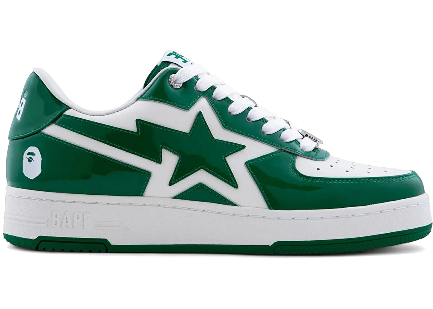 ベイプ アイコン 緑 緑であること #1 スニーカー メンズ BAPE A BATHING APE STA ICON LOW GREEN /