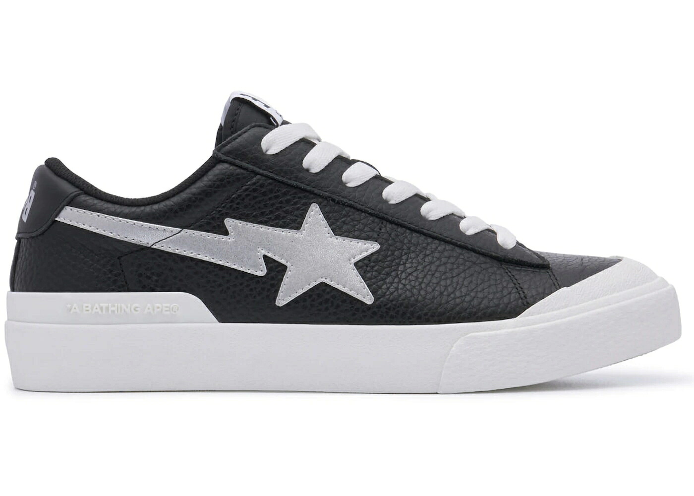 ベイプ 黒いこと 黒いこと しろがね色 しろがね色 白いこと 白いこと スニーカー メンズ BAPE A BATHING APE MAD STA BLACK SILVER / BLACK SILVER WHITE
