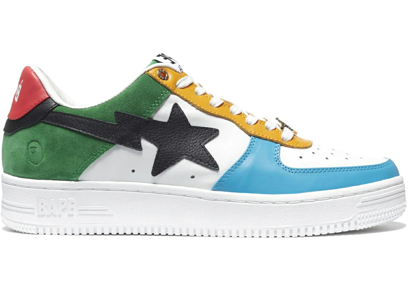ベイプ 白いこと 白いこと 黒いこと 黒いこと スニーカー メンズ BAPE A BATHING APE STA LOW TOKYO (2021) / WHITE BLACK MULTICOLOR