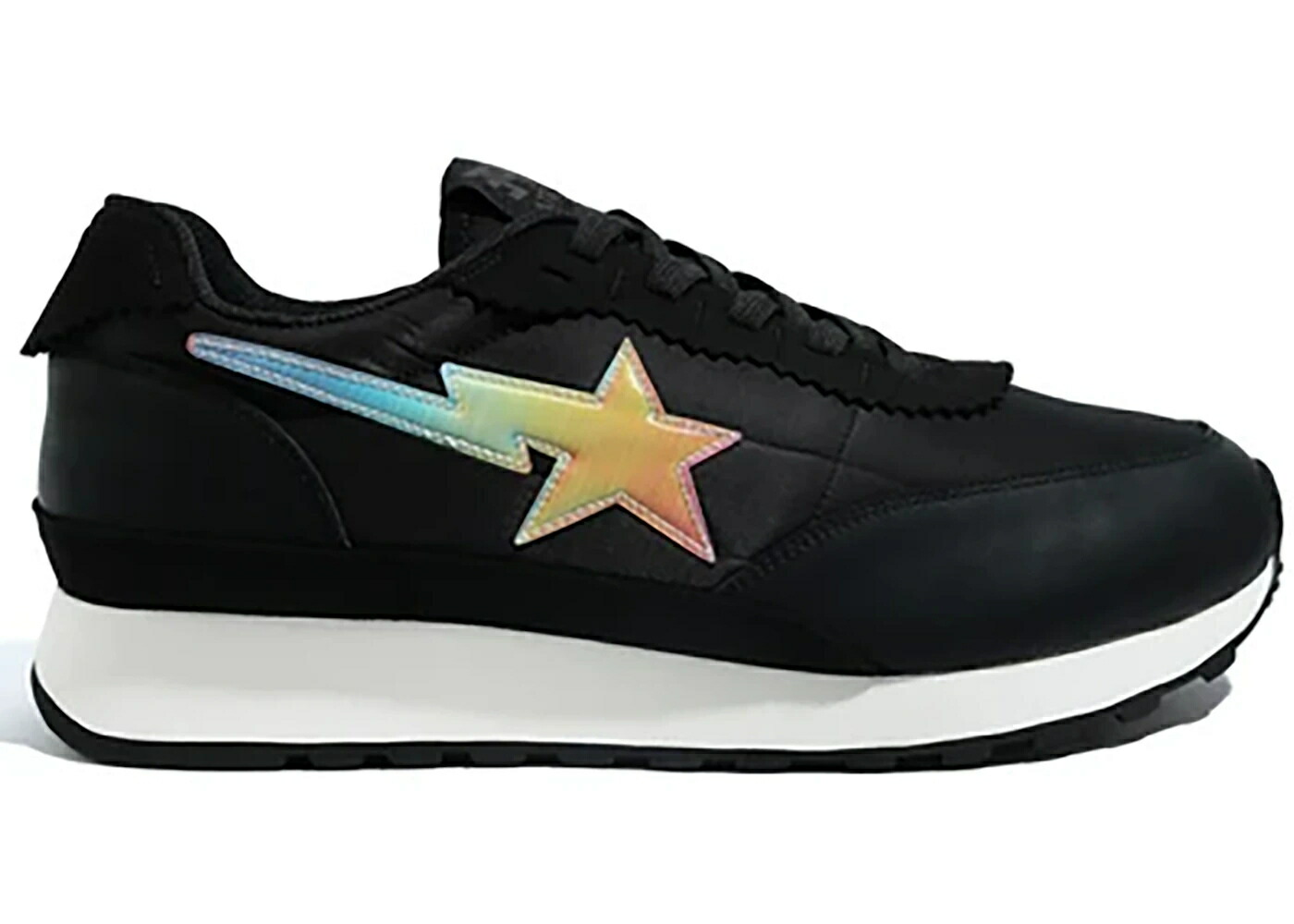 ベイプ 急行列車 黒いこと 黒いこと スニーカー メンズ BAPE A BATHING APE ROADSTA EXPRESS BLACK IRIDESCENT /