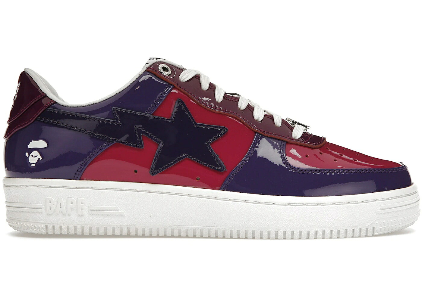 ベイプ カモ柄 紫 パープル スニーカー メンズ BAPE A BATHING APE STA LOW COLOR CAMO COMBO PURPLE / COLOUR CAMO COMBO PURPLE|スニケス