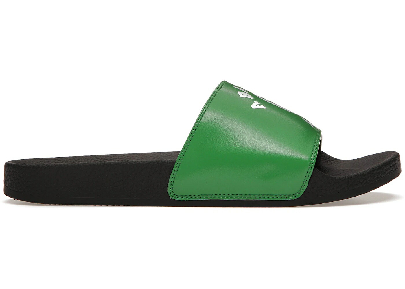ベイプ カレッジ サンダル 緑 グリーン 黒色 ブラック スニーカー メンズ BAPE A BATHING APE COLLEGE SLIDE SANDALS GREEN / BLACK GREEN