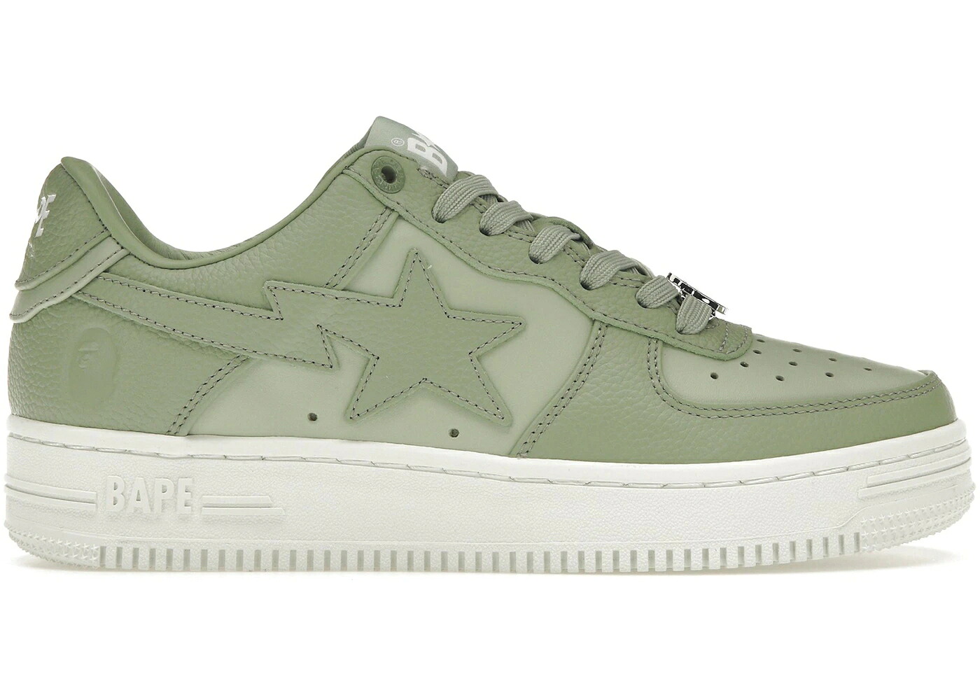 ベイプ 緑 緑であること スニーカー メンズ BAPE A BATHING APE STA GREEN (2023) / GREEN GREEN